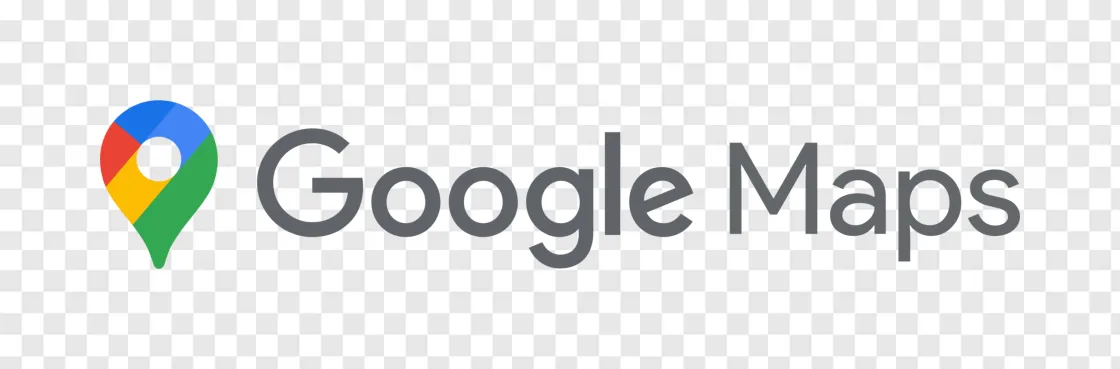 Google Maps Pin Icon & Text