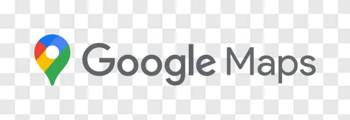 Google Maps Pin Icon & Text