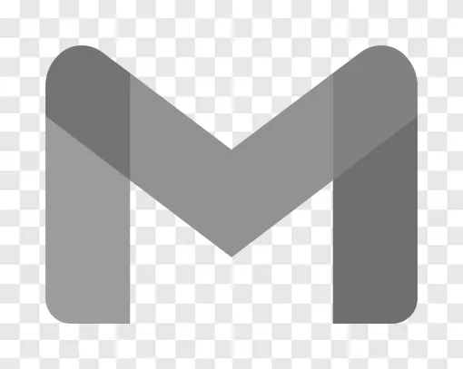 Google Gmail Grayscale Logo