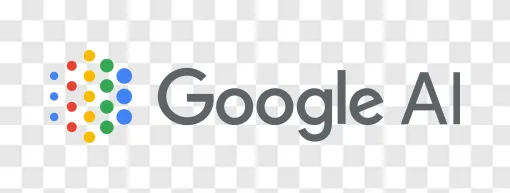 Google AI Logo Icon With Text