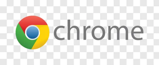 Google Chrome Icon With Text