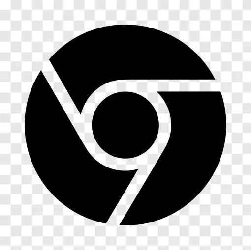 Google Chrome Black Icon