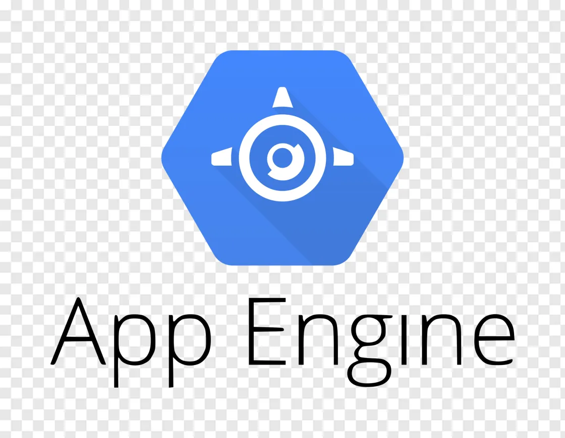 Google AppEngine Logo With Text