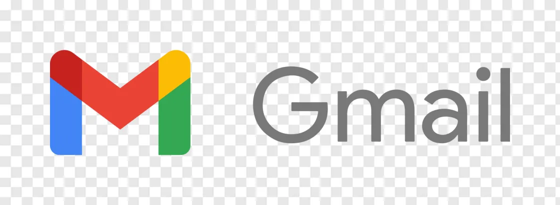 Google Gmail Logo With Text