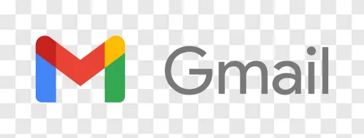 Google Gmail Logo With Text