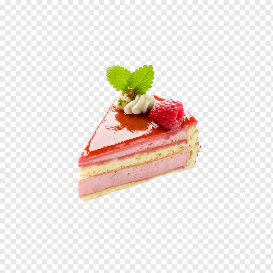 Raspberry Slice Cake