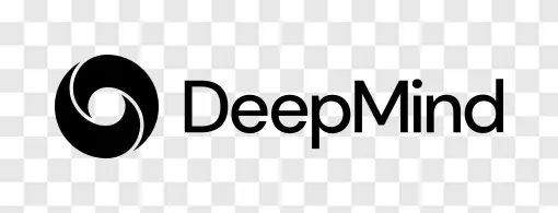 Google DeepMind Dark Logo With Text
