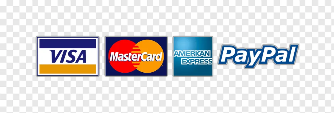 Visa Master Card American Express Paypal