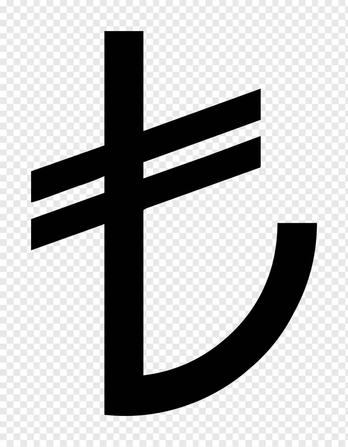 Turkish Lira TL Logo