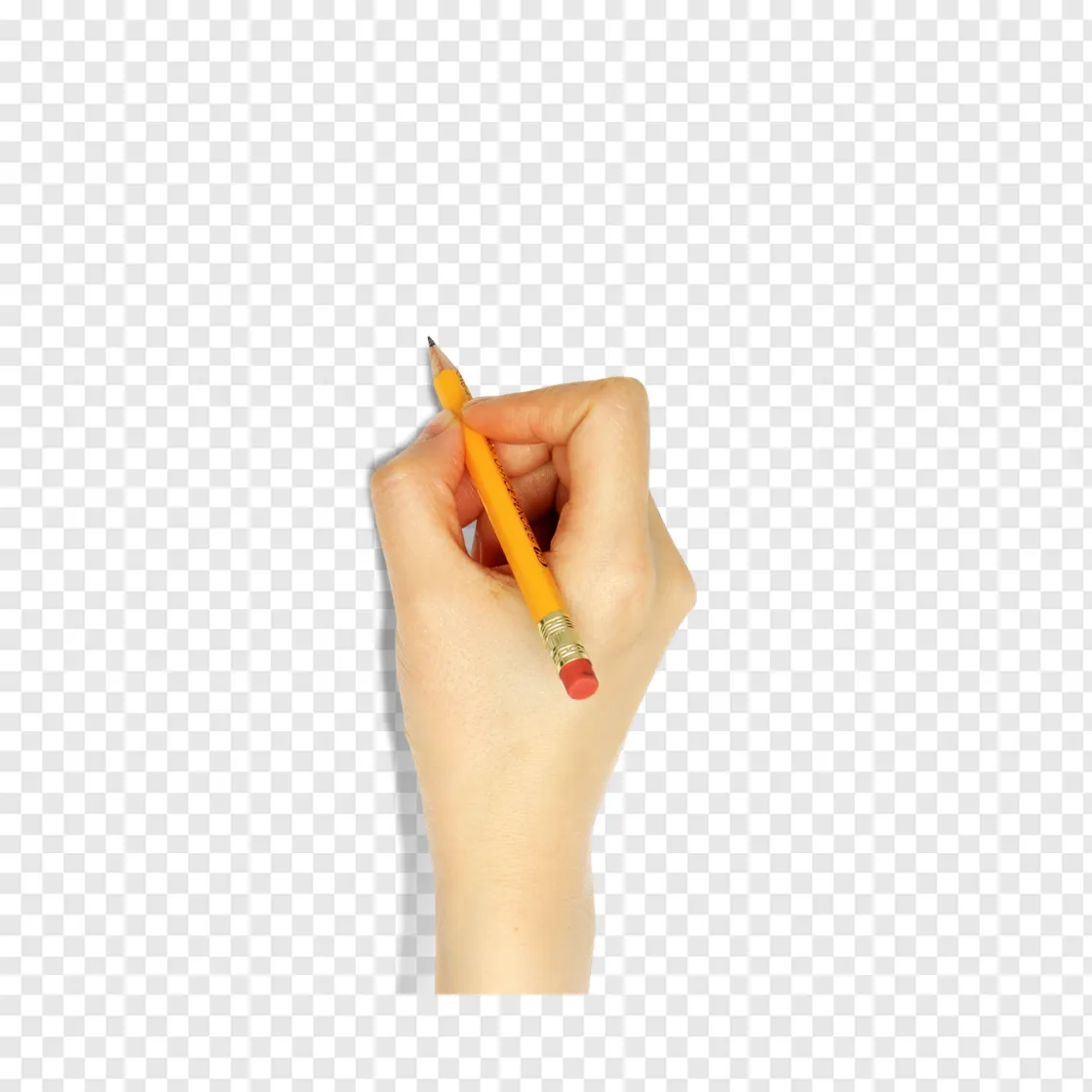 Hand Holding A Pen