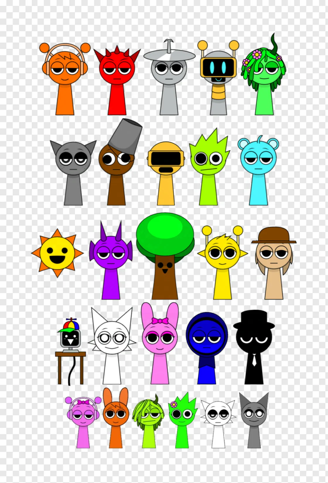 Sprunki Characters
