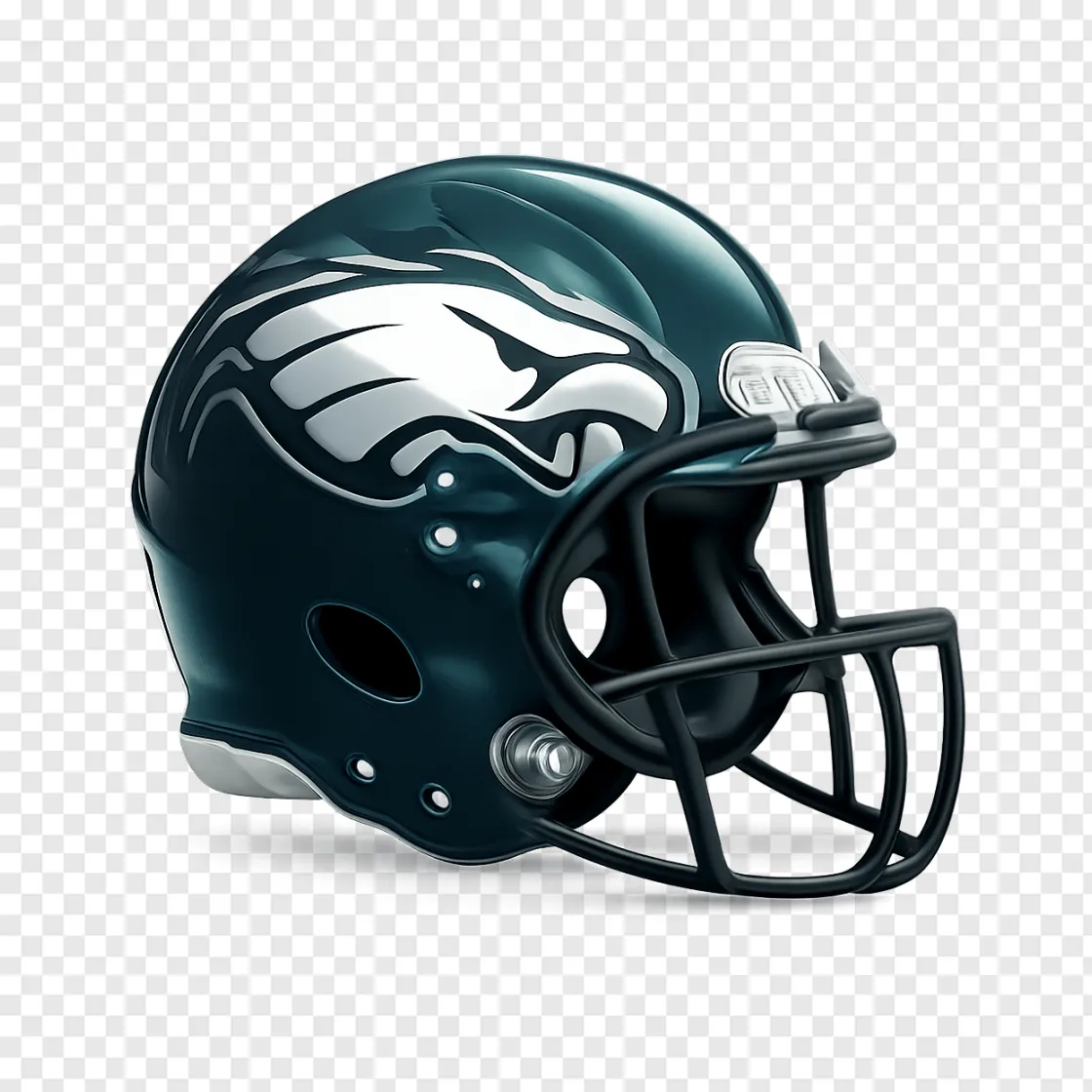 Philadelphia Eagles Football Helmet PNG Transparent