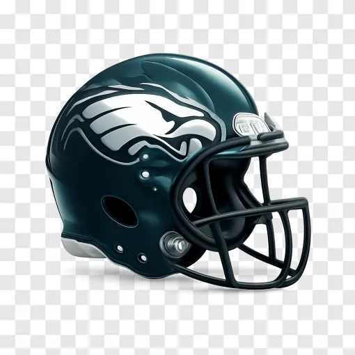 Philadelphia Eagles Football Helmet PNG Transparent