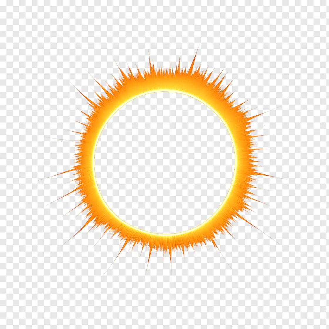 Total Solar Eclipse PNG Image For Design