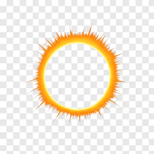 Total Solar Eclipse PNG Image For Design