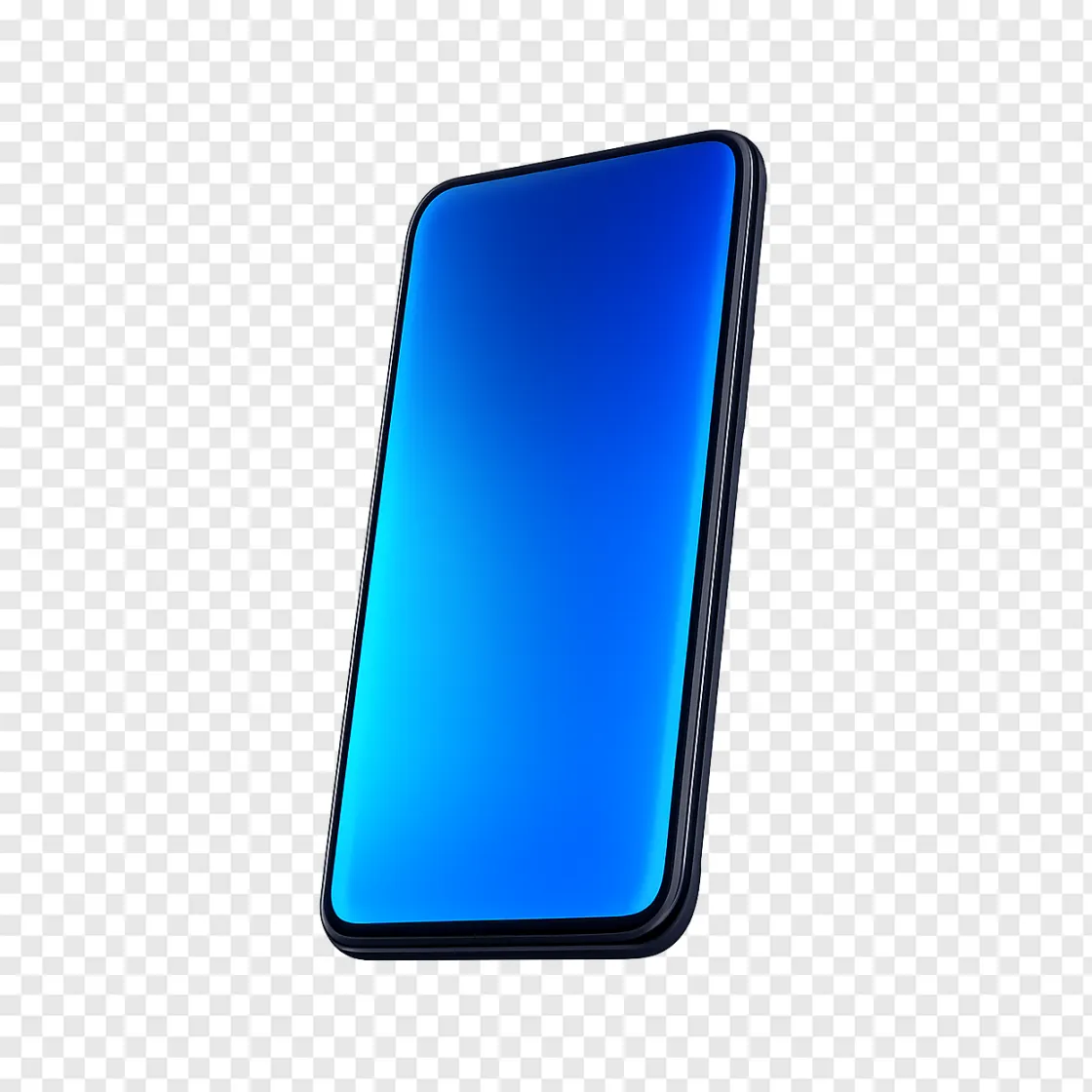 Modern Smartphone Mockup PNG Transparent Background