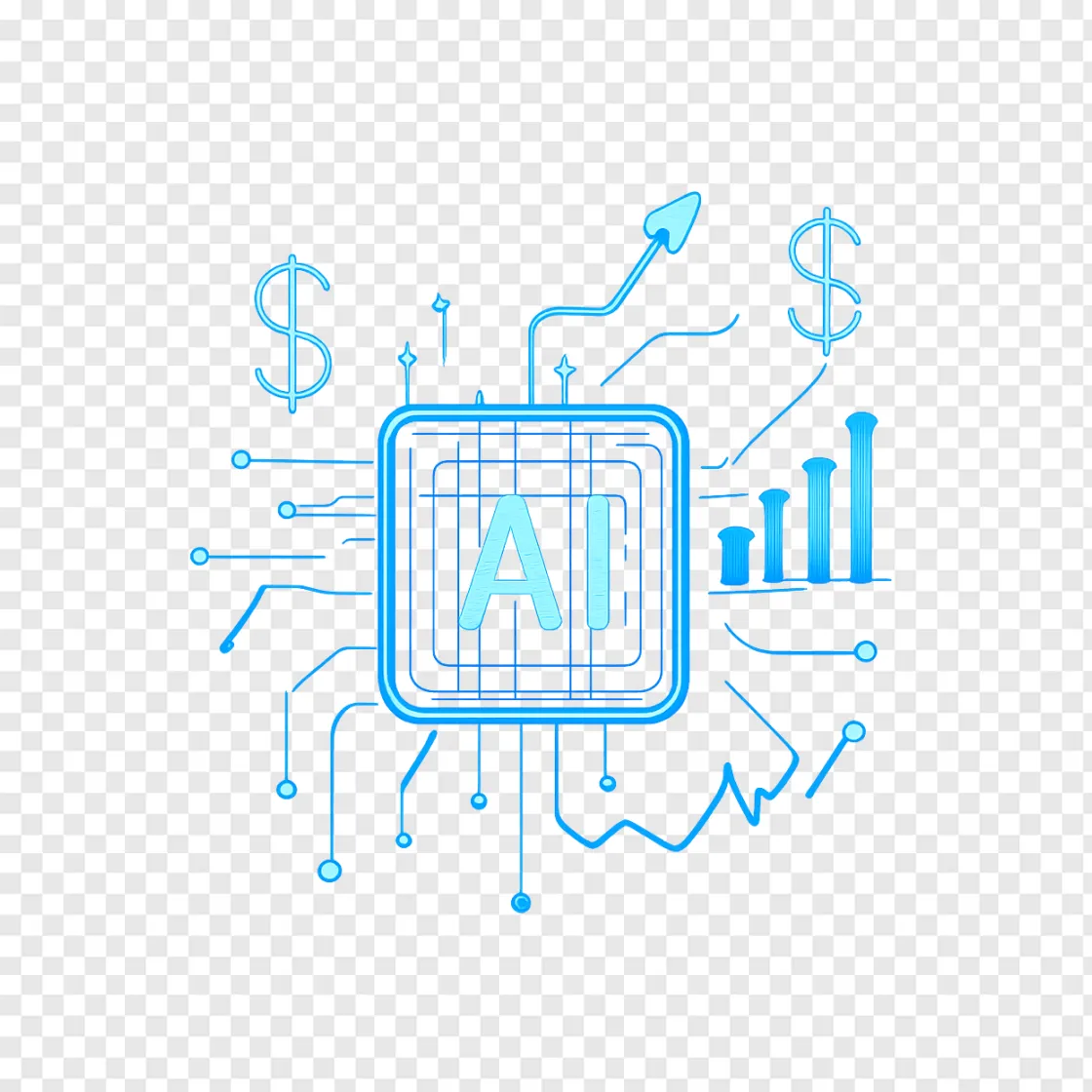 AI Financing And Technology Investment PNG Graphic