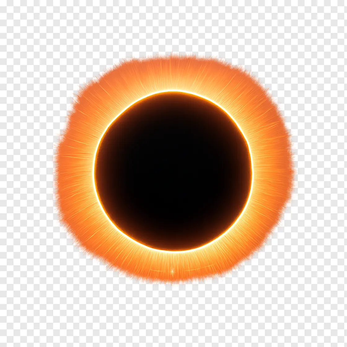 Total Solar Eclipse PNG Image For Design