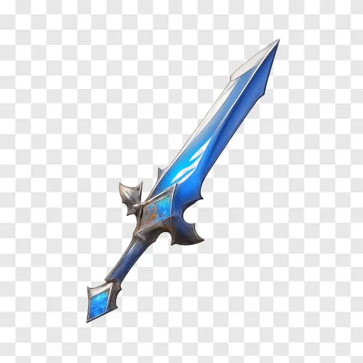 Fantasy Anime Sword PNG Transparent Background