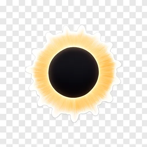 Solar Eclipse PNG Transparent Image