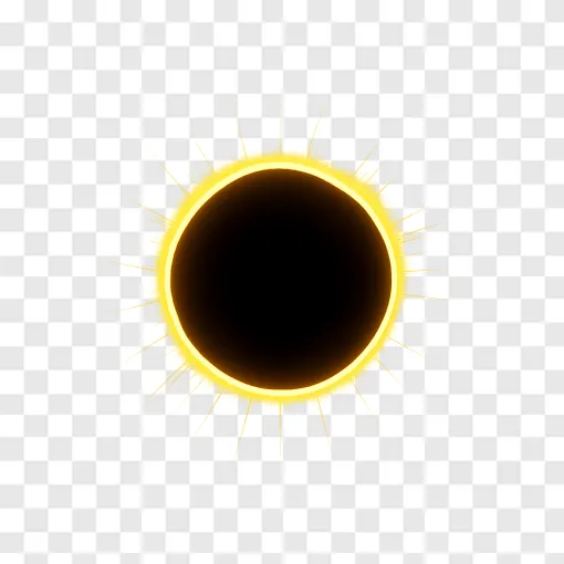 Solar Eclipse PNG Image For Free Download