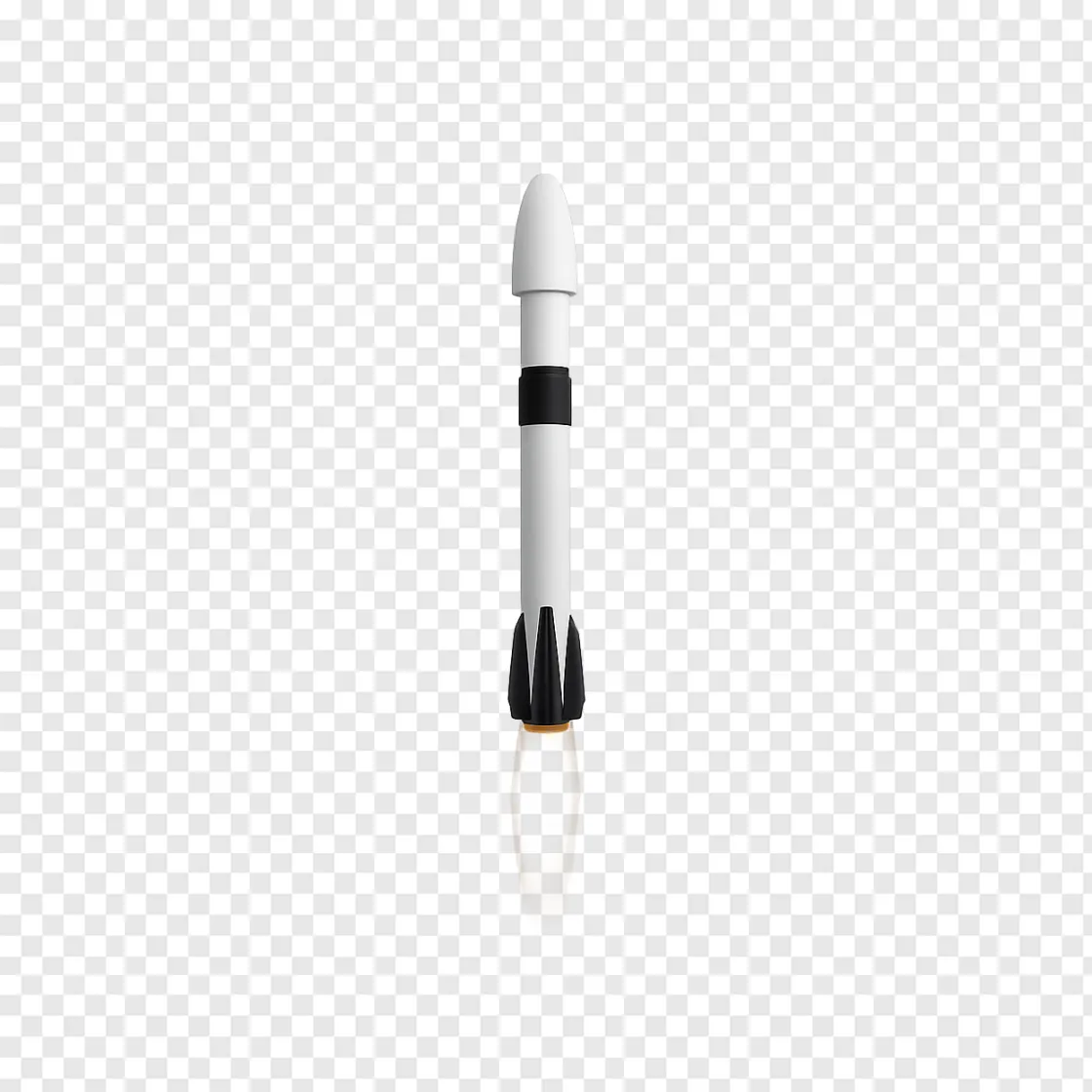 SpaceX Falcon 9 Rocket Launch PNG Graphic
