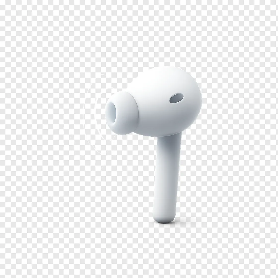 Wireless Earbud Hearing Aid PNG Free Download