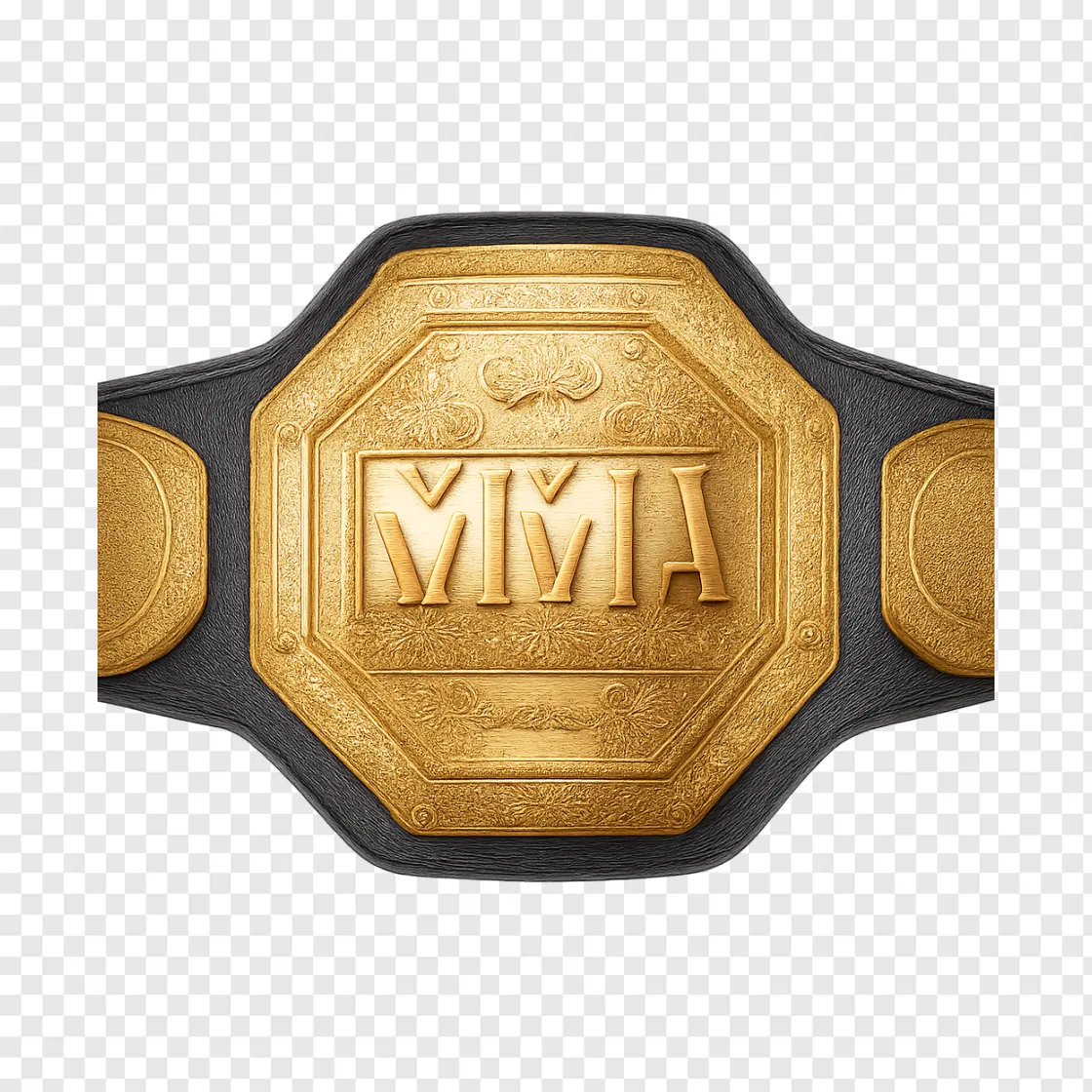 MMA Championship Belt PNG