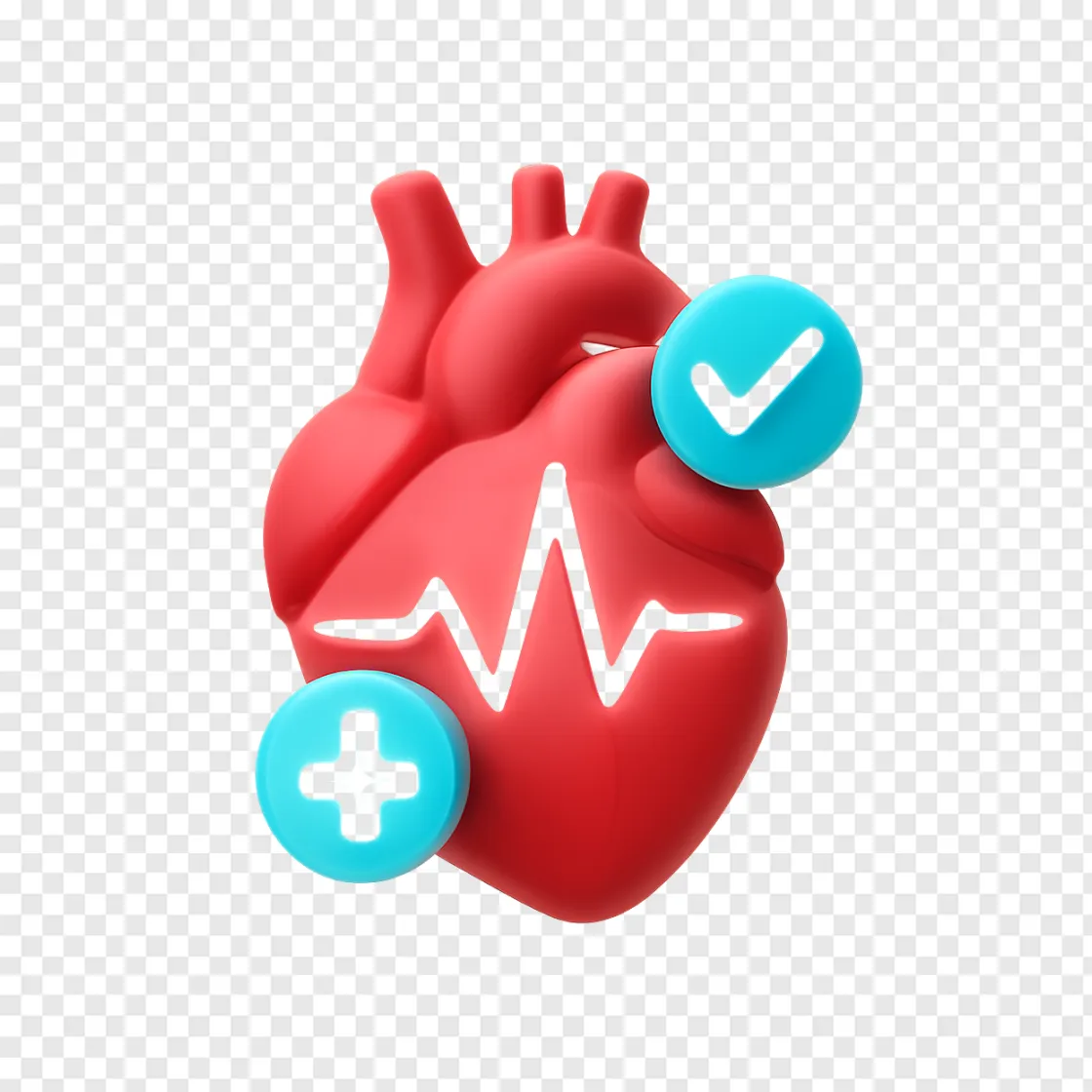 Heart Health And Medical Symbol PNG