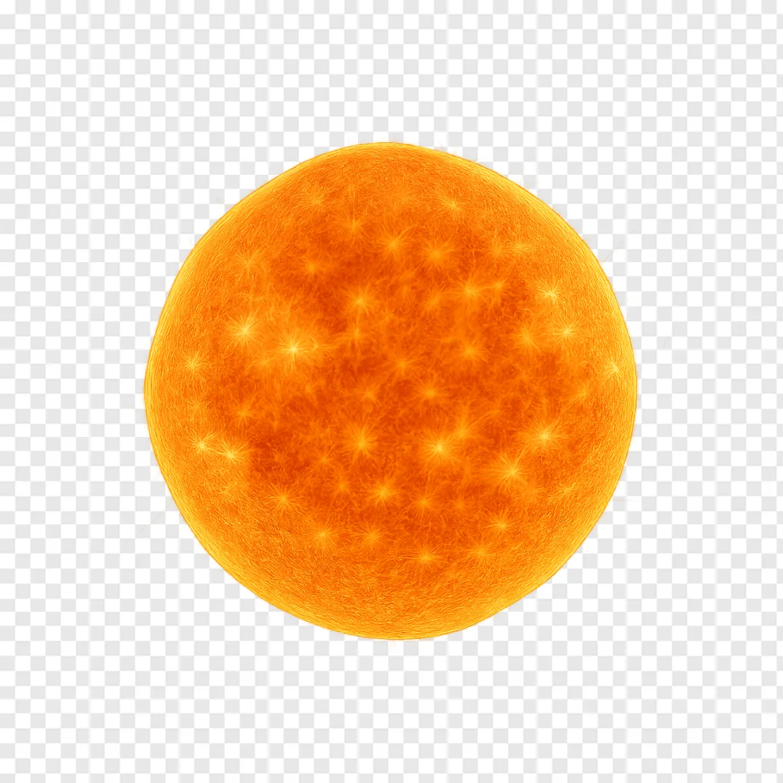 Glowing Sun PNG Transparent Image