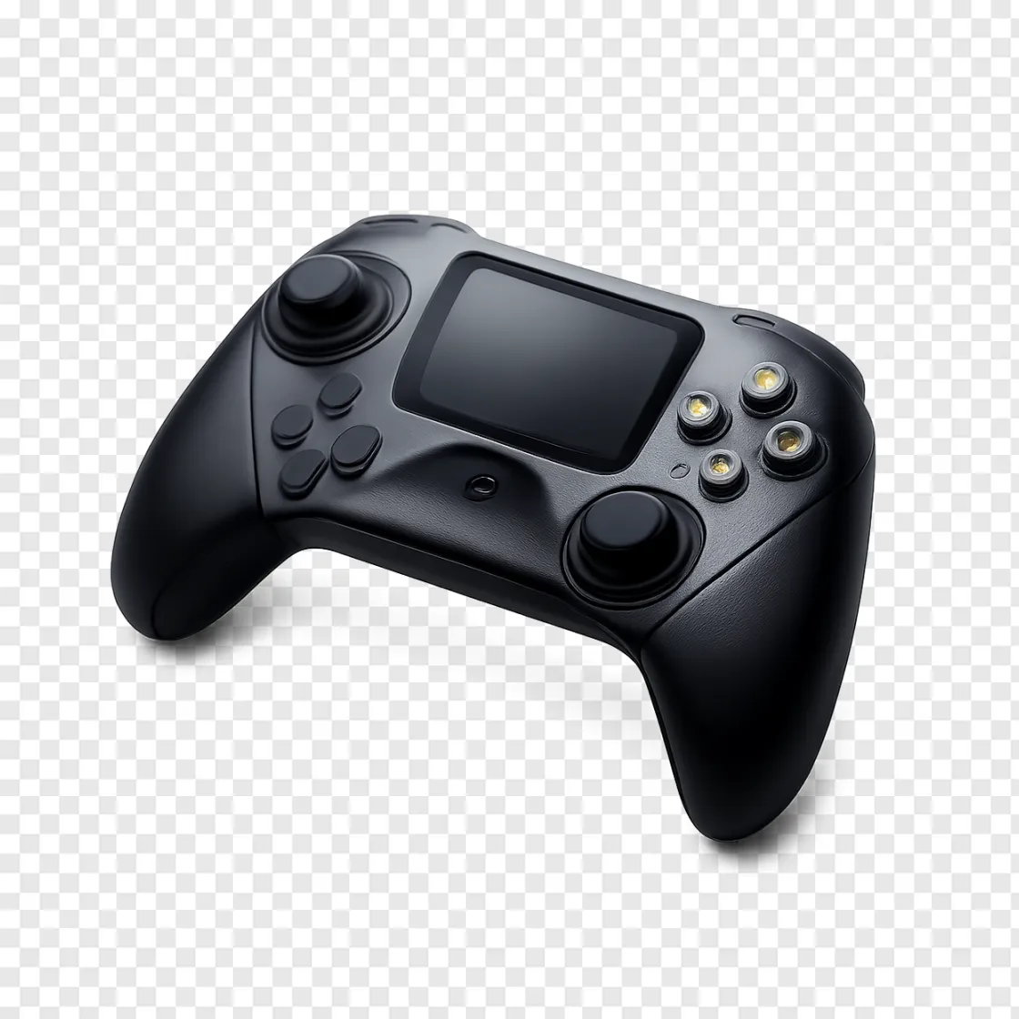 Futuristic Pro Gaming Controller PNG Transparent Image