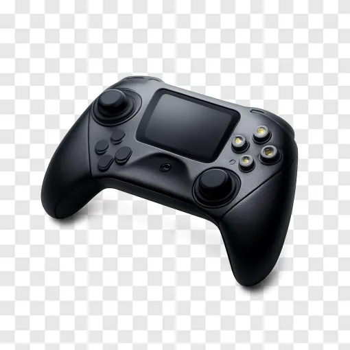 Futuristic Pro Gaming Controller PNG Transparent Image