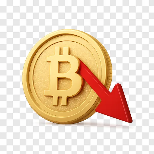 Crypto Loss PNG Graphic For Financial Reports
