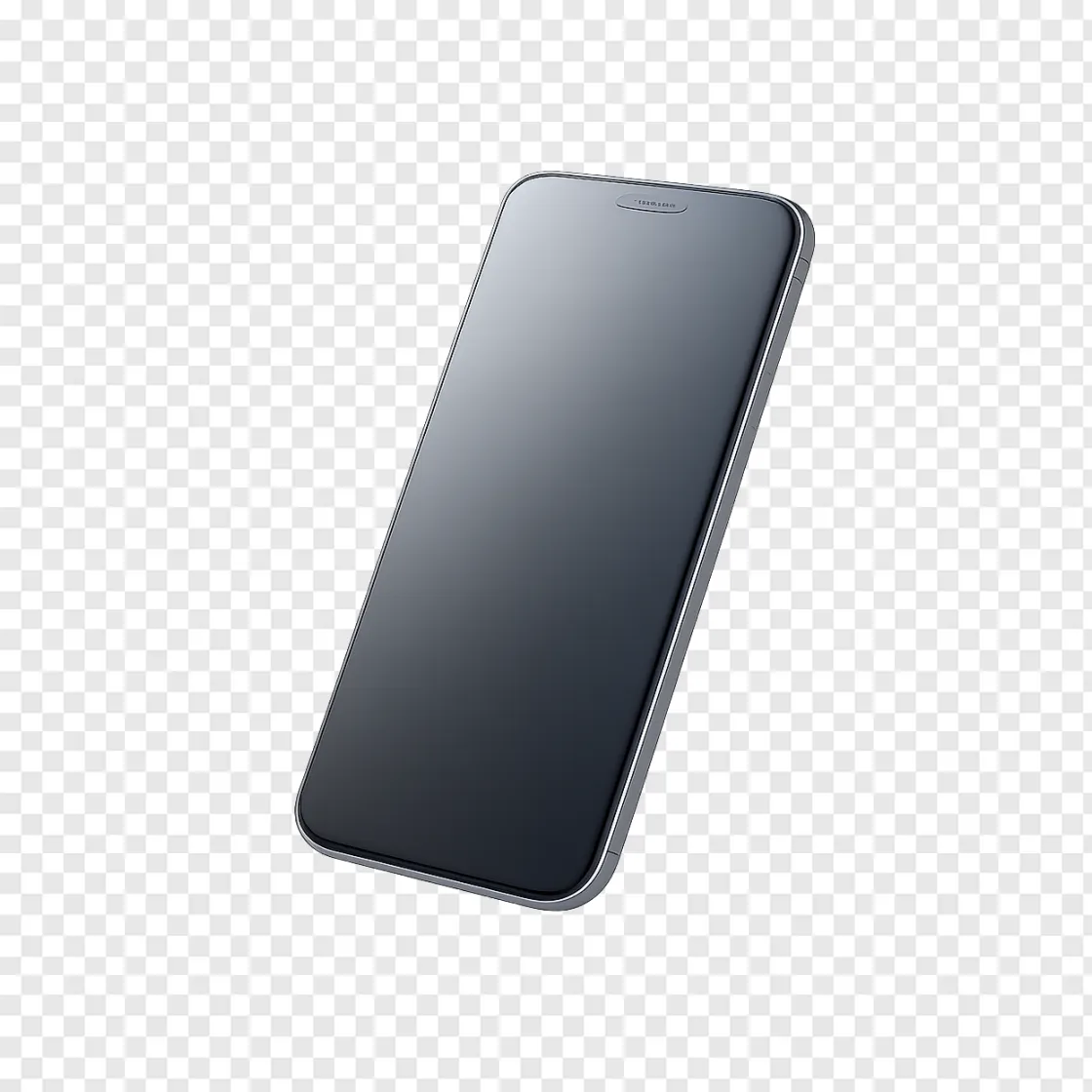 Futuristic Smartphone Mockup PNG