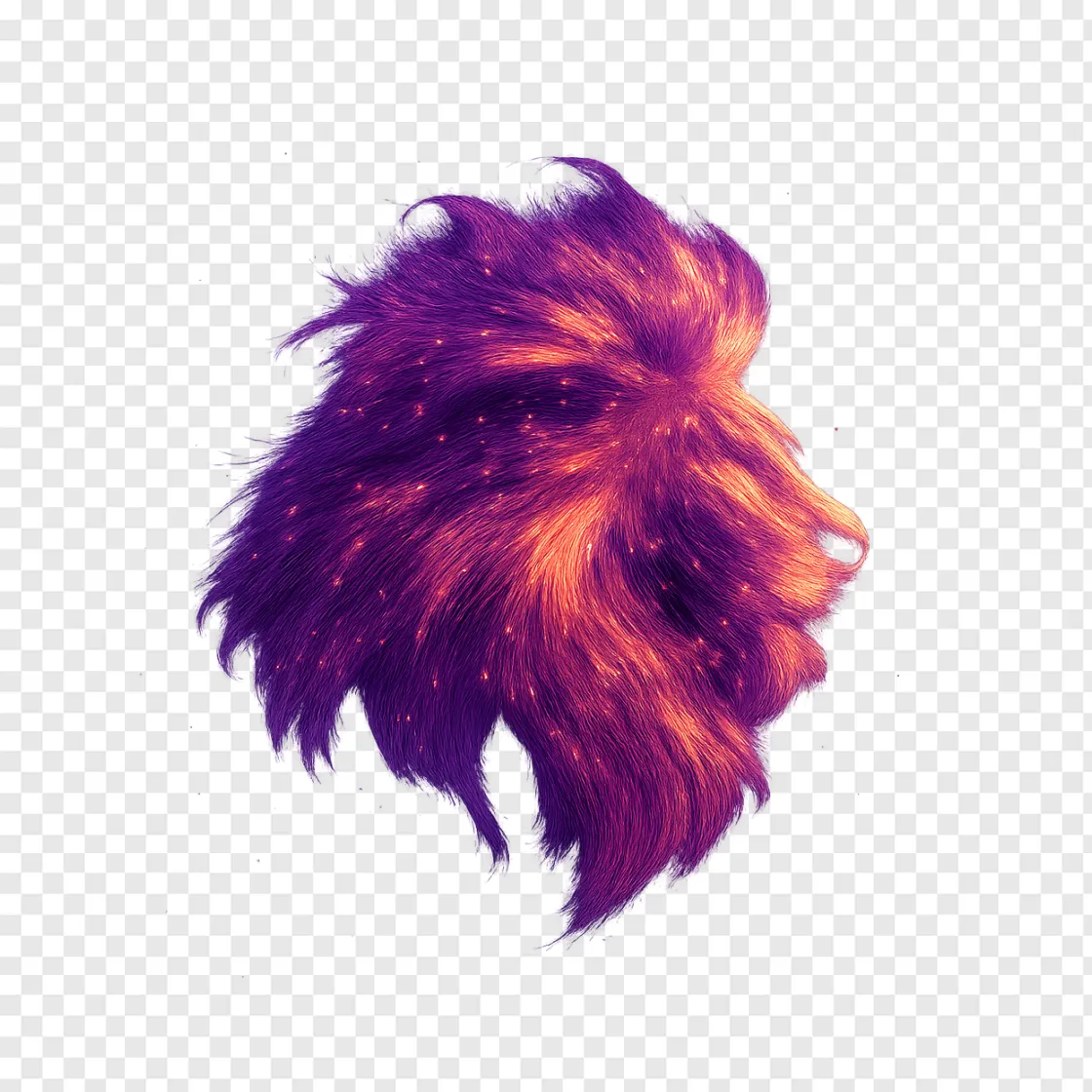 Lion Nebula Transparent PNG For Space Designs