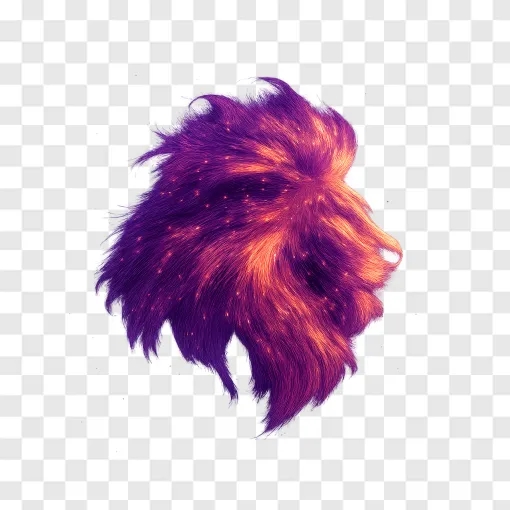 Lion Nebula Transparent PNG For Space Designs