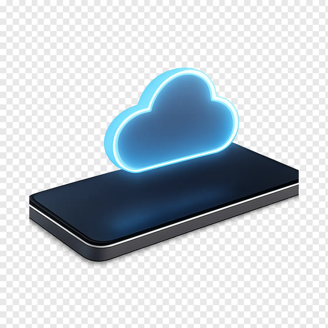 ICloud Storage & IOS Icon PNG Transparent Background