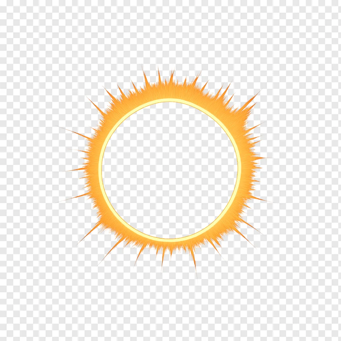 Solar Eclipse PNG Transparent Image
