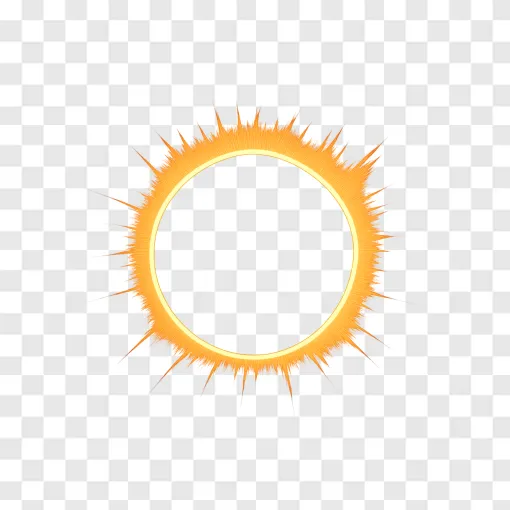 Solar Eclipse PNG Transparent Image