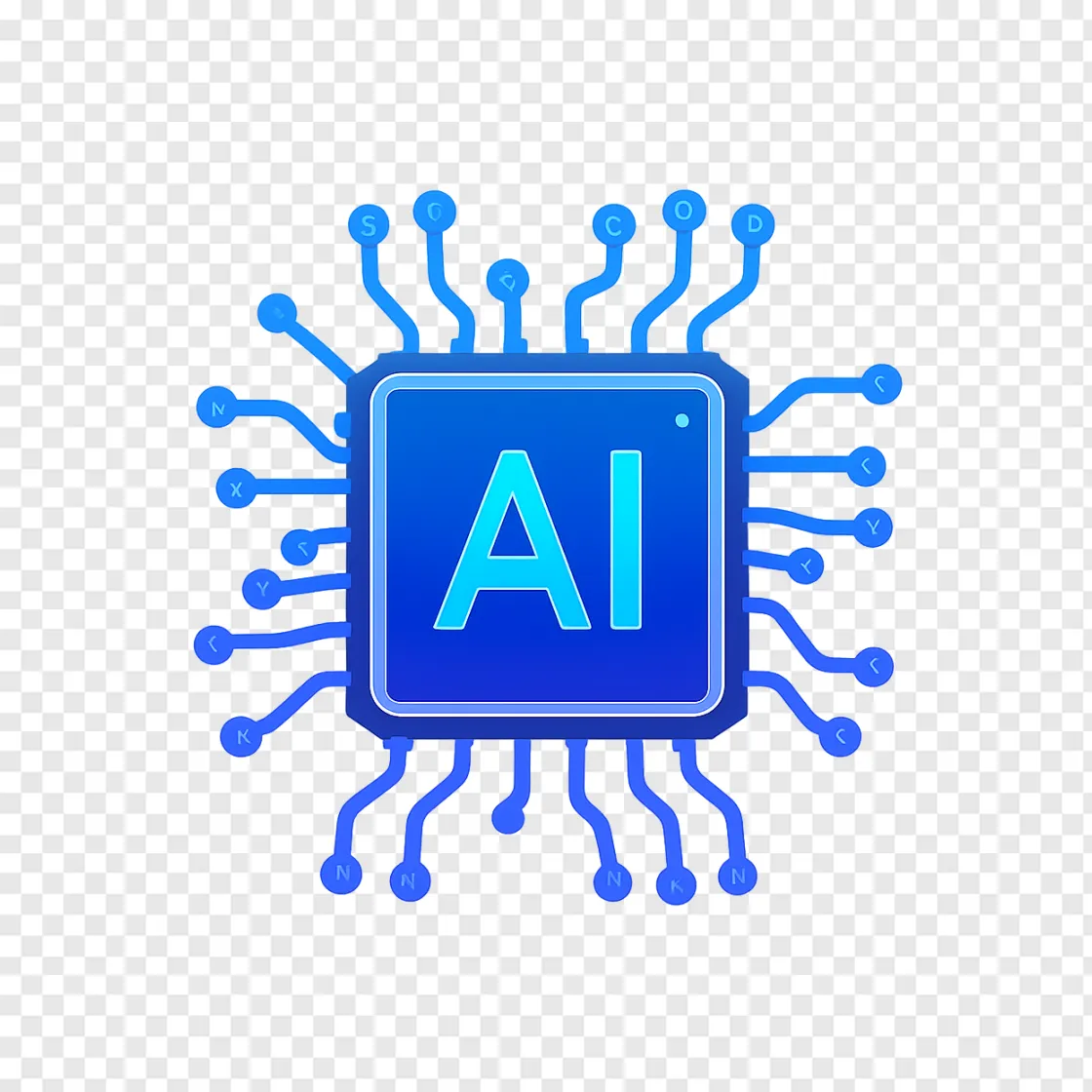 AI Microchip Technology PNG Image For Tech Design