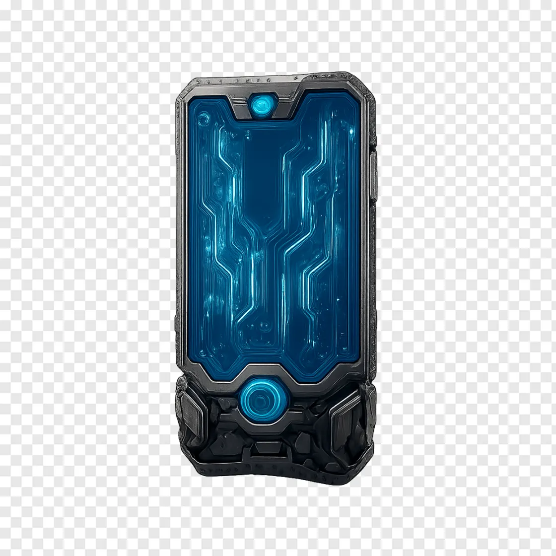 Futuristic Robot Phone PNG For Tech Designs