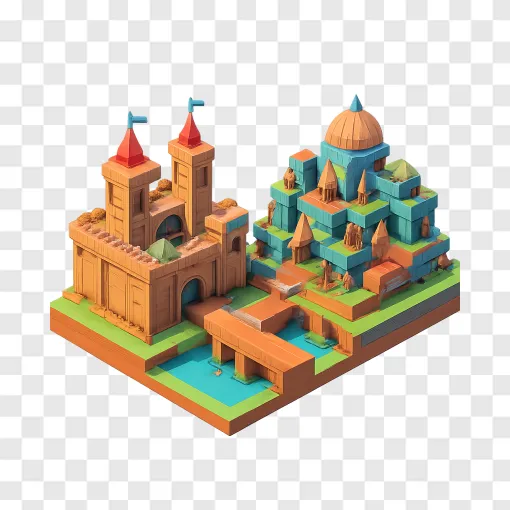 Minecraft Civilization PNG Image For Gaming Content Creators