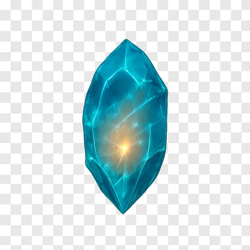 Deep Glow Crystal PNG Transparent Image