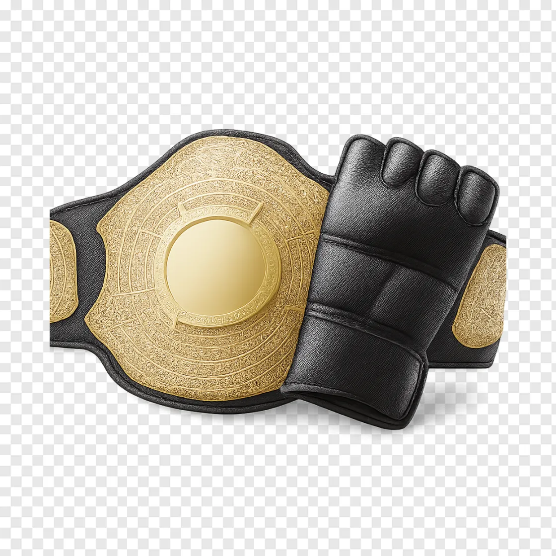 UFC Championship Belt PNG Image For Sports Designs