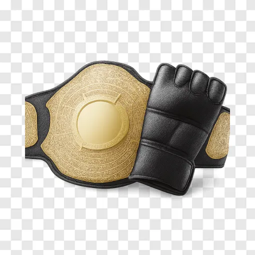 UFC Championship Belt PNG Image For Sports Designs