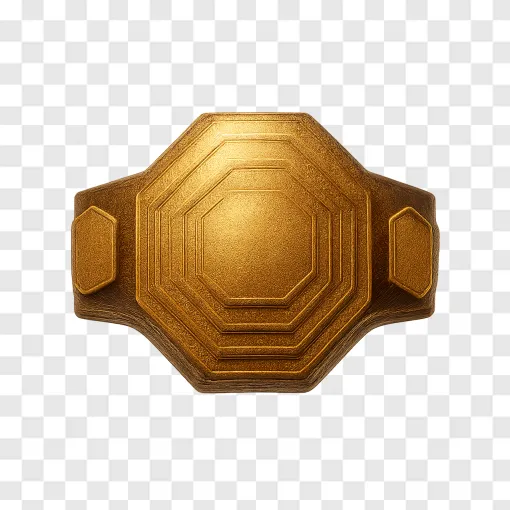 UFC Championship Belt PNG Image