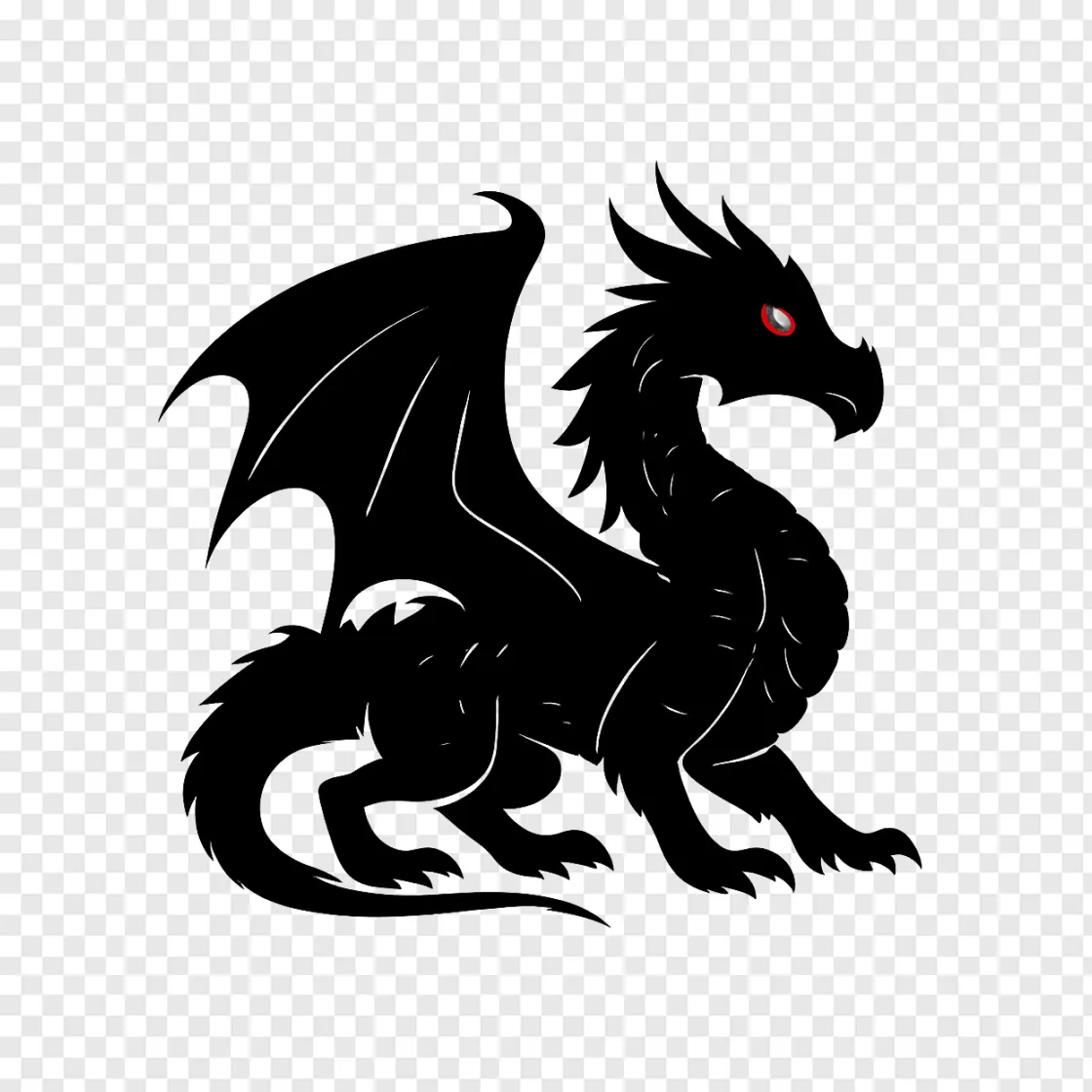 Majestic Fantasy Dragon PNG Image For Design