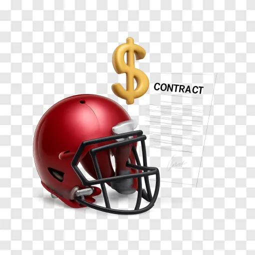NFL Football Contract PNG Transparent Image