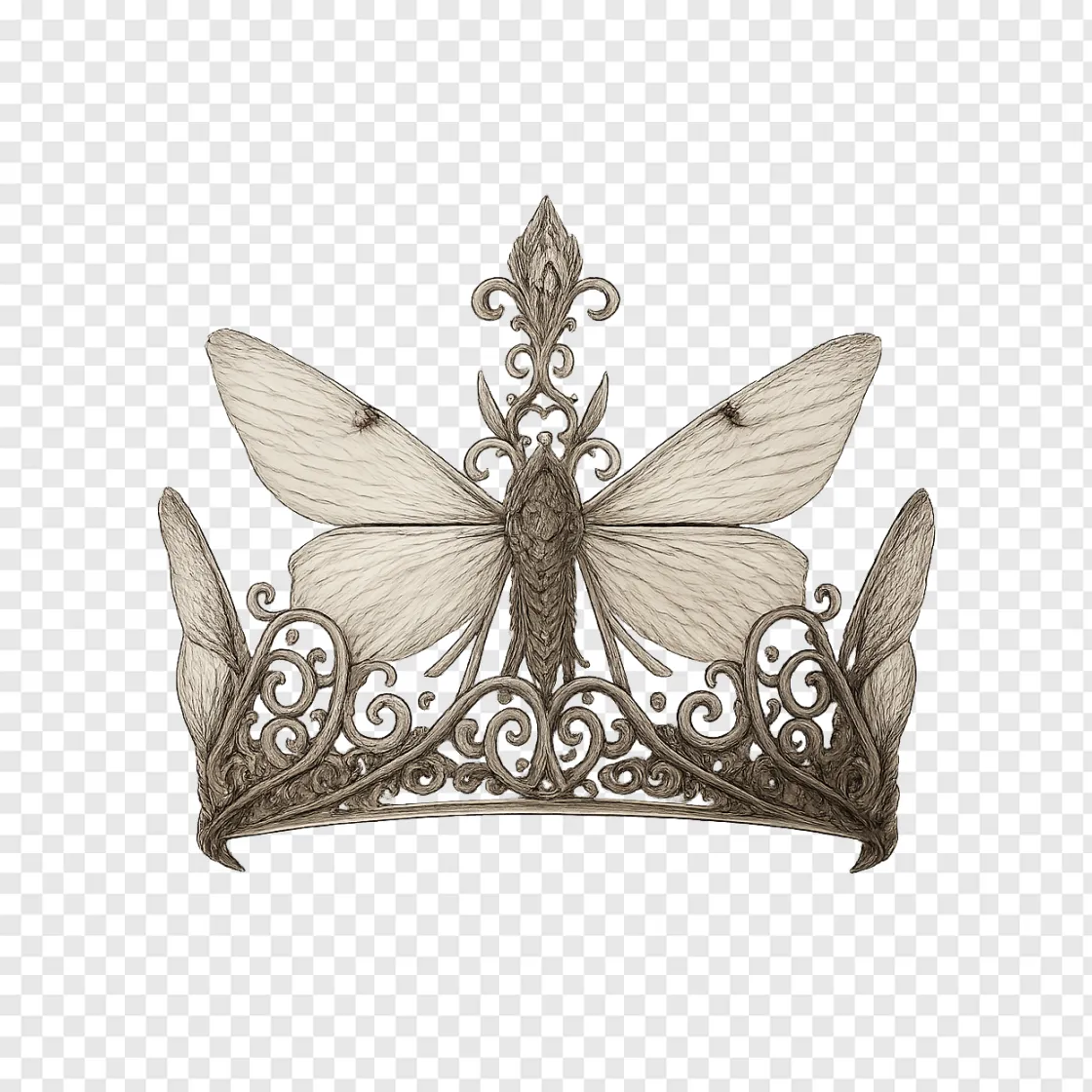 Fantasy Queen Crown PNG Transparent Background