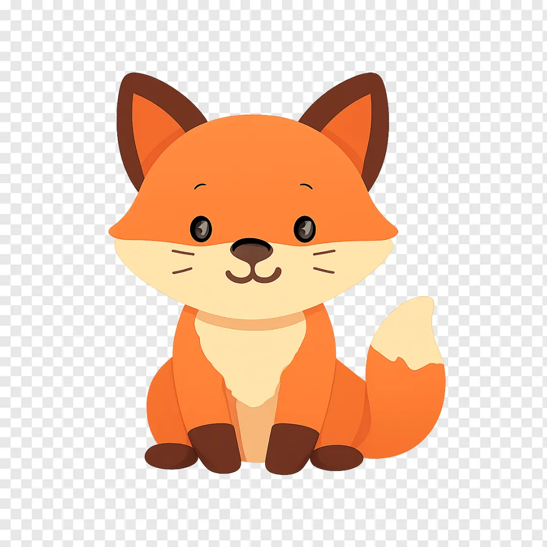 Cute Cartoon Animal PNG Transparency Free Download